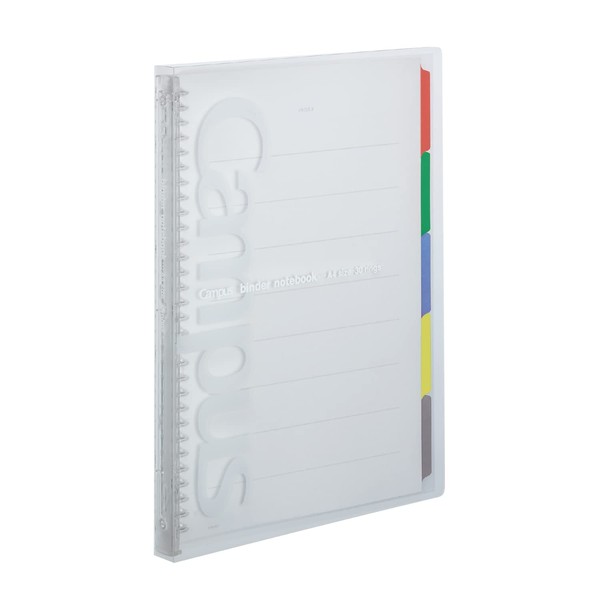 Kokuyo Campus Slim A4 Binder Notebook, Holds Up to 65 Sheets, Transparent, L-P173T (ル-P173T)
