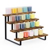 ELITEROO Wooden Display Riser Stand, Tiered Perfume and Cologne Organizer