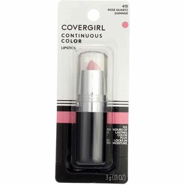 CoverGirl Continuous Color Lipstick, Rose Quartz [415], 0.13 oz (Pack of 4)