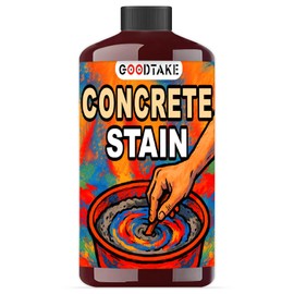 GOODTAKE Liquid Cement Color | Concrete & Cement Dye Colorant | 3.5 oz (100 ml) | Water-Based | Concentrate | Dye, Tint, Pigment | Odorless & Non-Toxic |for Mortar, Grout, Gypsum (Brown, 3.5 oz)