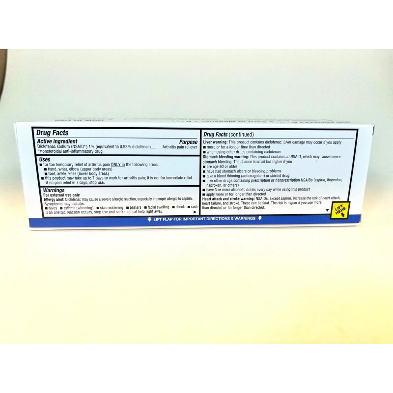 Generic Arthritis Pain Diclofnac Gel 1% 100grams Pack Of 2