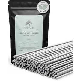Sage Incense Sticks - 100 Incense Sticks - Natural & Natural - Cleansing Negative Energy, Meditation, Yoga, Rough Nights & Relaxation - Gift Set