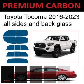 TintPro Premium Nano Carbon Window Tint fits Toyota Tacoma 2016-2023 Truck Precut Tint