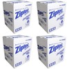 (Bulk Purchase) Commercial Ziploc Containers, Square, 23.6 fl oz (700 ml) x 10 Packs (4 Pieces)