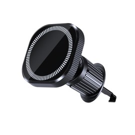 Bittwee Car Magnetic Phone Holder for Air Vent, 360° Rotation Hands Free Automotive Phone Mount with Strong Magnet and Upgrade Hook, Compatible with 11 12 13 14 15 Pro Max, Universal Fit