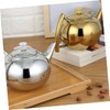 Gatuida Elegant Stainless Steel Teapot Tea Sets for Women Tea