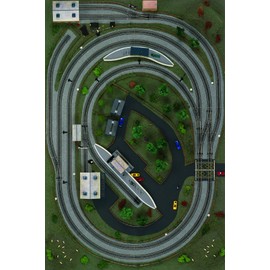 Hornby R8217 00 Gauge Large Paper TrakMat,Multicolor,1800mm x 1200mm