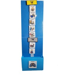 1-Strip Daily Visual Schedule Calendar Chart -Great Behavioral Tool for Structure at Home, School & in The Community.
