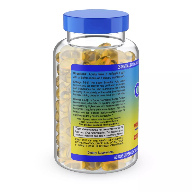 Sunshine Naturals OMEGA 3 6 9 Fish Oil Made in