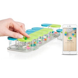 Sagely Smart Extra Large Pill Organizer - Sleek XL 7 Day AM/PM Pill Box with Free Reminder App
