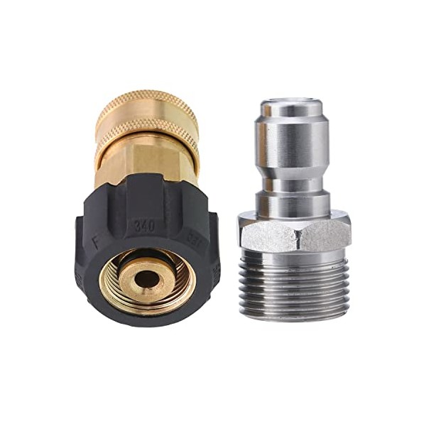 Tool Daily Pressure Washer Adapter, 3/8 Inch Quick Connect Kit,