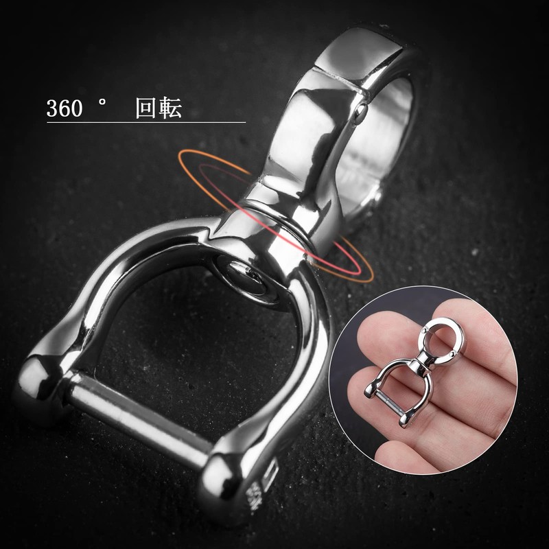 [TISUR] Hobby DIY D-Ring Leathercraft Hardware Spare Key Case Keychain