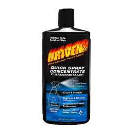 DRIVEN Quick Spray Concentrate, Cleaner, Spray Detailer, Boats, Cars, RVs, Motorcycles, Brightens & Enhances Surface with Non-Stick Protection, Fiberglass, Paint, Metal, Glass, Plastic