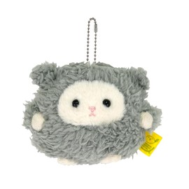 Sanlemon P-9682 Pokko and Apples Keychain Sheep GY 3.9 x 2.4 x 3.1 inches (10 x 6 x 8 cm), Animal, Stuffed Animal, Apple House