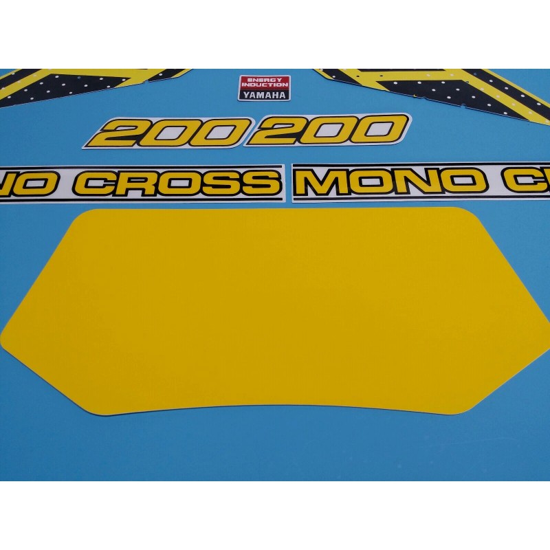 YAMAHA IT200 1985 TANK DECAL GRAPHIC SET(#Y42)