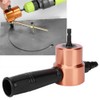 Joyzan Double Head Sheet Metal Cutter, 360 Degree Drill Attachment