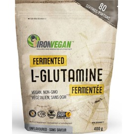 Iron Vegan Fermented L-Glutamine (Vegan, Non-GMO), 400g, Unflavoured
