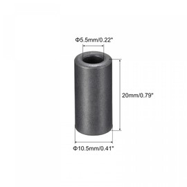 sourcing map Pack of 20 Ferrite Cores Ring RFI EMI Interference Filter 5.5 x 10.5 x 20 mm for Audio Video