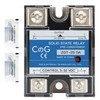 CGELE Solid State Relay SSR-25DA with Heat Sink DC to