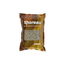 LANDEN Thoreau Aquarium Sand for Aquascape 2L(7lbs), Fish Tank Gravel, Aquarium Natural Cosmetic Gravel, Fish Tank Decorative Sand, Coarse Sand for Plants, 2-3mm