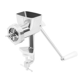 PIAOCAIYIN Manual Pellet Machine Animal Feed, Birds Fishing Bait Granulator Pelleter Stainless Steel Pellet Maker with Four Blades