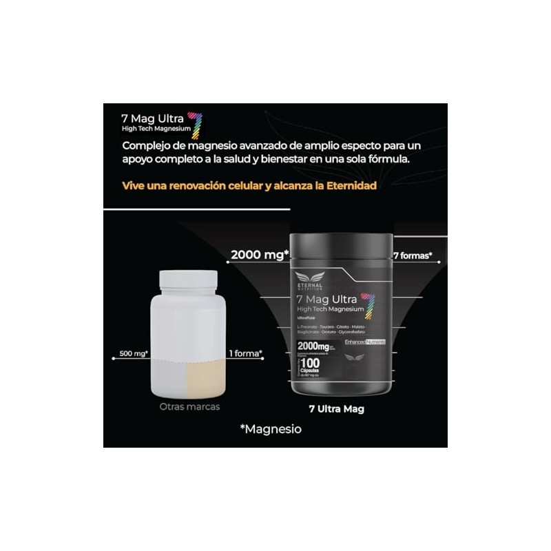 ETERNAL NUTRITION Seven Mag Ultra Magnesio Complex 7 en 1
