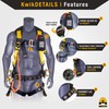 KwikSafety (Charlotte, NC) TYPHOON Safety Harness [2 PACK] Premium Back