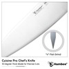 Humbee 10-Inch Chef Knife Razor-Sharp Blade Kitchen Knife with Comfortable