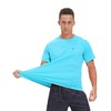 Camisetas de natación para hombre, protección solar UPF 50+, playera