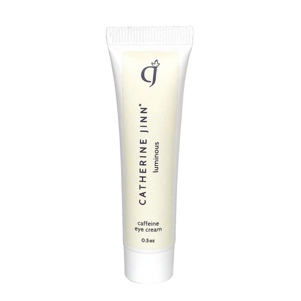 Luminous - Caffeine Under Eye Cream for Dark Circles & Puffiness with Hyaluronic Acid & Squalane, A Brightening Moisturizer is a Powerful Eye Treatment By Catherine Jinn Skin Care. 0.5 oz.