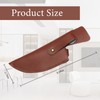 RGEVGER Leather Sheath, PU Leather Blade Protector With Snap Closure,