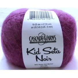 Cascade Yarns-Kid Seta Noir Super Kid Mohair/Silk Blend, 25g, Orchid, Same Lot
