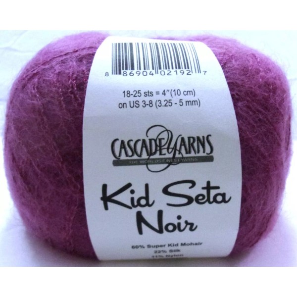 Cascade Yarns-Kid Seta Noir Super Kid Mohair/Silk Blend, 25g, Orchid,