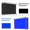 ELEBOX Aquarium Background Blue Black Fish Tank Background Picture 2