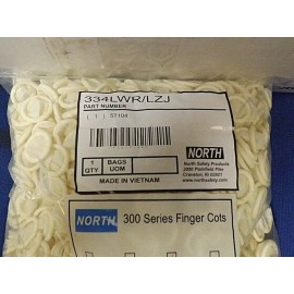HONEYWELL NORTH SAFETY PRODUCTS FINGER COTS NORTH SAFETY PRODUCTS 300 SERIES LARGE 10 GROSS 1440 FINGER COTS