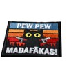 Retro Sunset Pew Pew MADAFAKAS Cat Tactical Embroidery Patch -