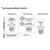 ES-LV95-S, ES-LV65-S,ES-LV81-K,ES-LV61-A Shaver Outer Foil Replacement for Panasonic Shaver Repl