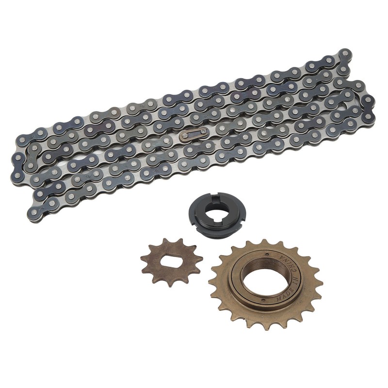Electric Bike Sprocket Set Gold 11 Teeth Sprocket 114 Links