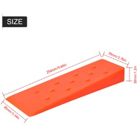 10 Inch Tree Felling Wedges for Tree Cutting, Felled Spiked Tree Wedges Falling Logging Tools for Chainsaw Loggers Supplies (2 Pack)