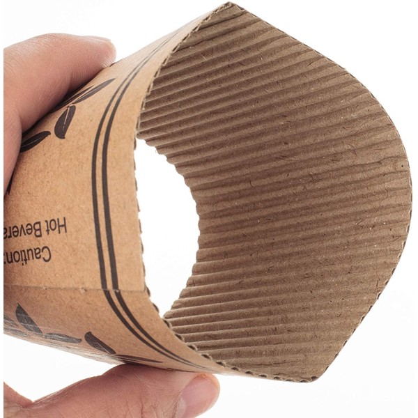 GOLDEN APPLE, Hot Coffee Cup Sleeve 50ct, Fit 10oz, 12oz, 16oz Paper Cups