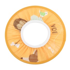 Waterproof Fabric Shower Cap for Baby Kids Elastic Hair Yellow