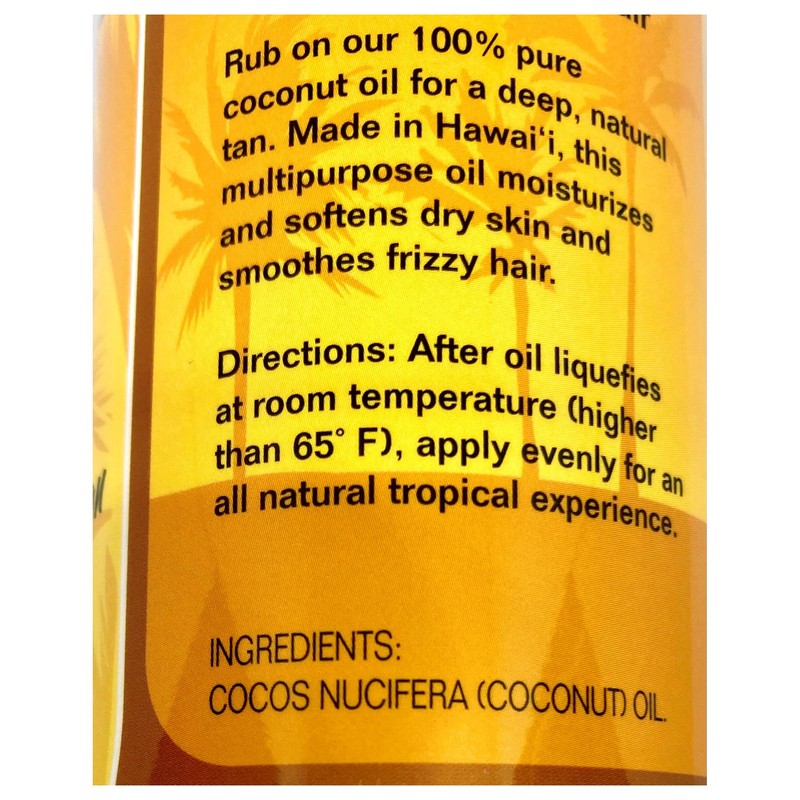 Coconut Willie 8 oz. Coconut Oil, Unscented 100% Pure