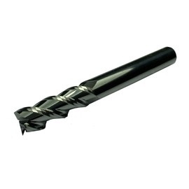 CNC QUALITÄT Carbide End Milling Cutter Diameter 3 mm / Diameter 4 mm / Diameter 5 mm / Diameter 6 mm / 8 mm / 10 mm / 12 mm - Solid Carbide Cutter Extra Long - for Aluminium and Plastics (Diameter 8