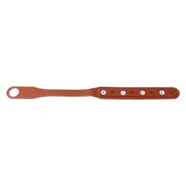 Cello End Pin Holder Strap Leather Cello Endpin Anchor Non Slip Strap for Practice and Performance Brown