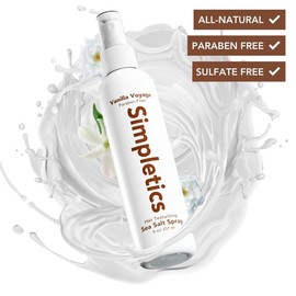 Simpletics - Sea Salt Spray - Texturizing Product for Fluffy, Voluminous Hair, 5 Simple Ingredients - 8oz:_Pineapple Paradise