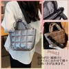 One's One Women's Quilted Bag, Small, Metallic Style, Glossy, 2-Way,