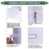 Eurmax USA Instant Canopy SunWall Canopy Middle Zipper Wall for