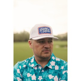 SHANKITGOLF Adjustable Funny Golf Rope Hat, 'Driving Range Pro' Saying Multi