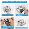 PATIKIL Cabinet Password Latch, Zinc Alloy Keyless Combination Lock 3-Digit
