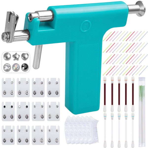 Ear Piercing Gun Kit,Reusable Professional Multi Purpose Ear Piercing Kit